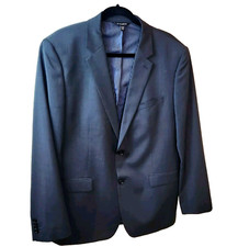 Banana Republic Mens Gray Wool Blazer Size 44R Marzotto Super 120s Standard Fit