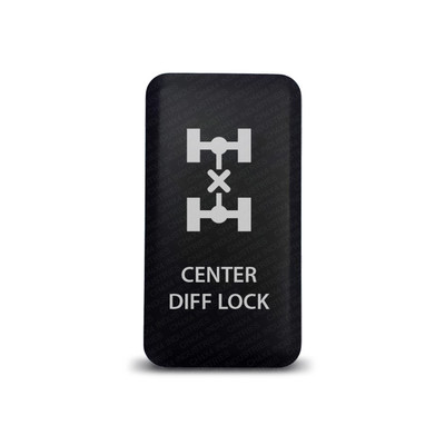 CH4x4 Toyota Push Switch Center Diff Lock  Symbol - Amber LED