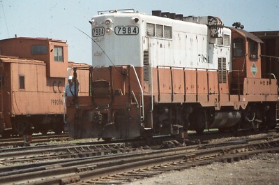 Duplicate Train Slide Illinois #7984 1987