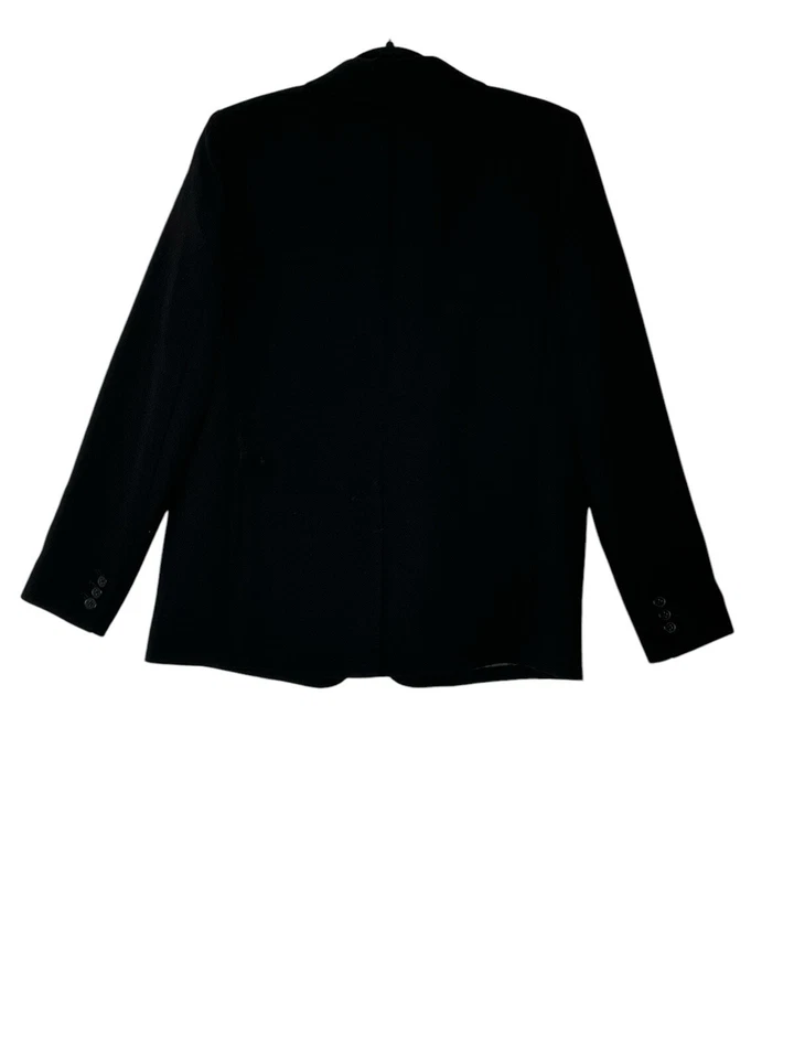 New J. Crew Blazer Women Size 10 Long Sleeve Black Corpcore Classic Elegance - Image 2 of 4