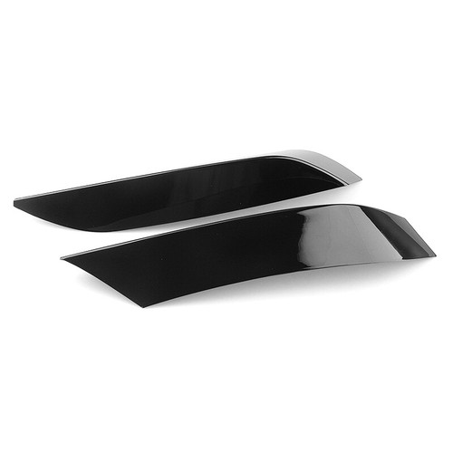 2x Parachoques delantero negro brillante divisor lateral labio de pato para BMW F80 M3 F82 F83 M4 - Imagen 8 de 9