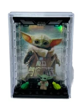 Collectible Force Pack Minifig Display Case  For Lego Star Wars Grogu W/ Froggy