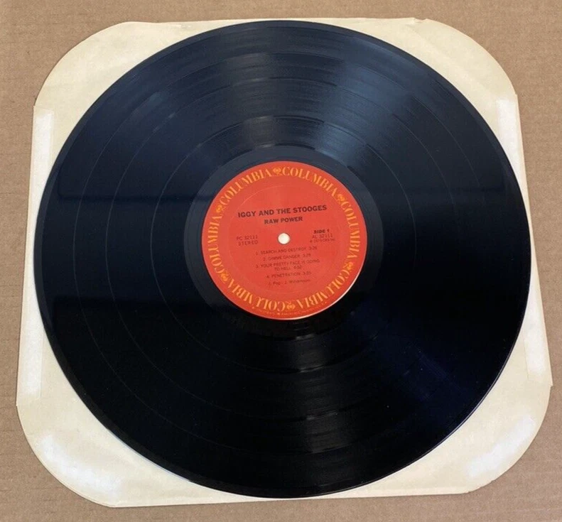 IGGY POP & THE STOOGES - RAW POWER - 1976 RE VINYL LP (TB-576) - Image 3 of 4