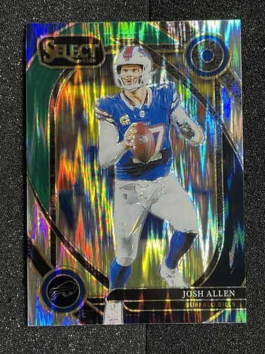 2024 Panini Select Club Level #225 Josh Allen Black & Green Shock