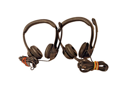 2X Logitech H390 Headset