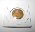 1896 Baseball Position Player Left Field Advertisement Diel's Hats Pin Button