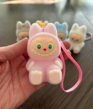Cute Plush Bunny Charm Colorful Hanging
