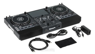 Numark Mixstream Pro+ DJ Controller 2-Deck 2-Channel Built-In Mixer Black