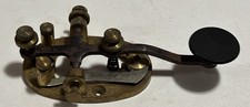 Vintage Signal Electric MFG Co. Telegraph Key Menominee Mich. BRASS 590