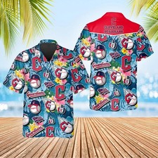 Cleveland Guardians Skeleton Spirit Hawaiian, Gift For Fans, Gift For Friends