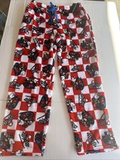 Mario Kart Men’s Large Soft Plush Lounge Pants Pajama Bottoms Sleepwear NEW
