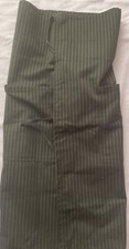 Apron Pinstripe Black,2 Sides Wear ,4 Pockets,unbranded,NWOT