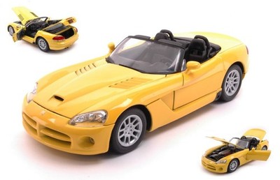 Modellauto Maßstab 1:18 DODGE VIPER SRT-10 GELB Diecast Modellbau Automodell
