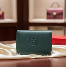 Cartier Must de Cartier Luxury Green Calfskin Leather 4CC Card Holder - NIB