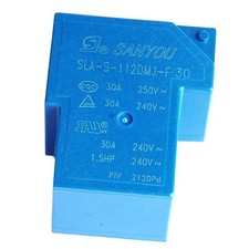 12VDC General Purpose Power Relay - SLA-S-112DMJ-F-30, 4 Pins Normally Open, ...