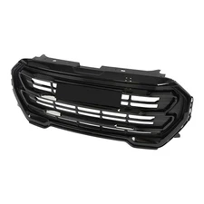 Front Grille Glossy Black For GMC Terrain AT4 2022 2023-2024 Horizontal Billet