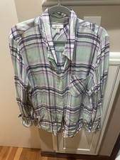 Style & Co Women s Multicolor Plaid Collared ...