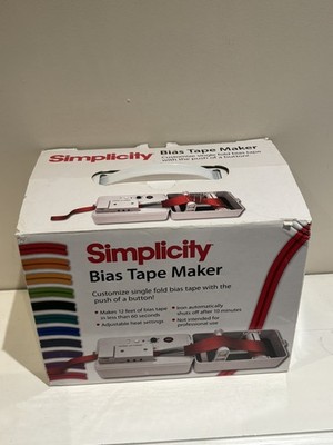 Simplicity Schrägbandmaschine 881925UK Modell im Etui mit Box Neu 