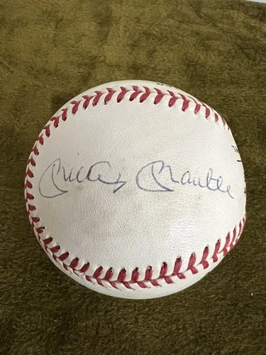 Mickey Mantle & Sandy Koufax Signed Baseball No Certification from Estate. JFD