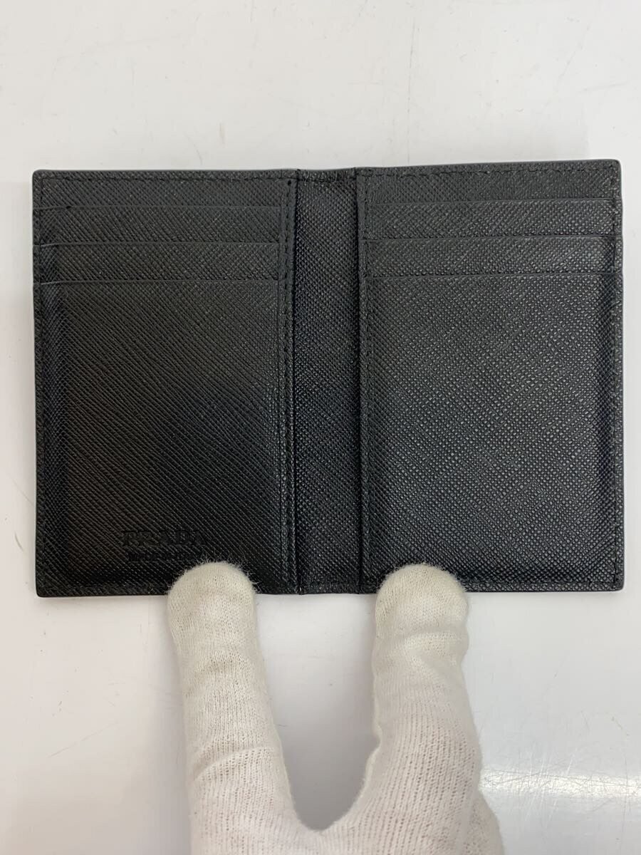 PRADA Card Case BLK Solid Color Men thumbnail 4