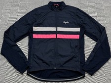 MENS RAPHA BREVET WINDBLOCK LONG SLEEVE CYCLING JERSEY NAVY PINK SIZE L