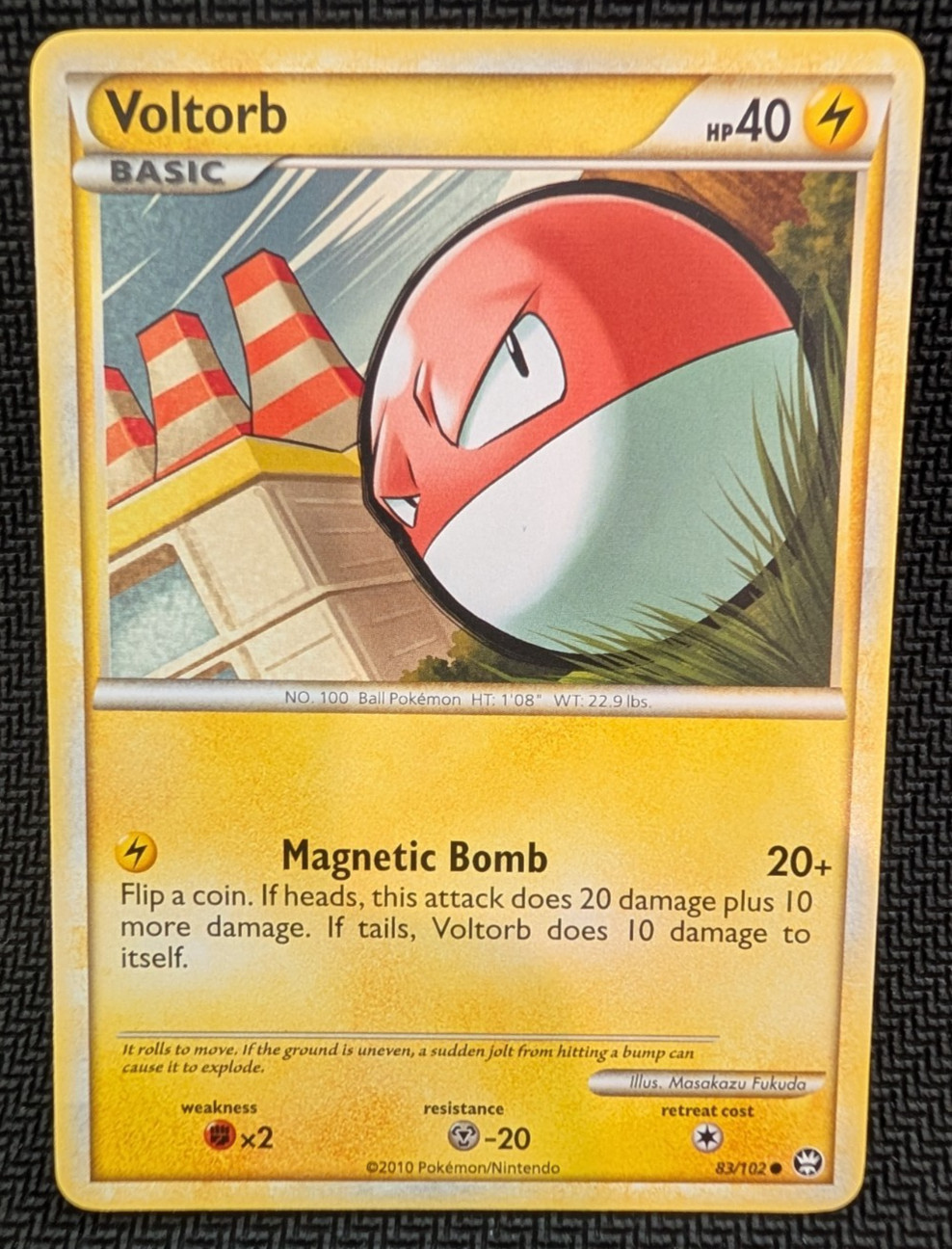 Pokemon - Voltorb 83/102 - 2010 HGSS: Triumphant - NM