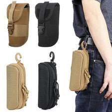 Tactical Molle Eyeglass Case Glasses Pouch Sunglasses Bag with Carabiner Hook