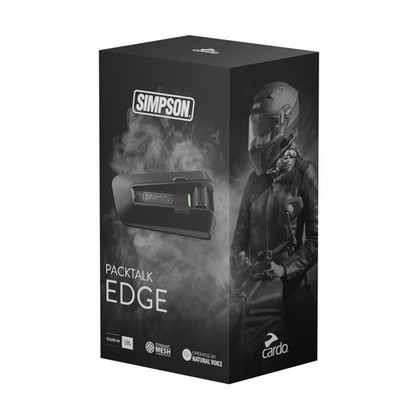 Simpson Motorradhelm Cardo Packtalk Edge Bluetooth Kommunikation Gegensprechanlage