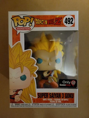 Funko Pop! Vinyl: Dragon Ball - Goku (SS 3) - GameStop (Exclusive) #492