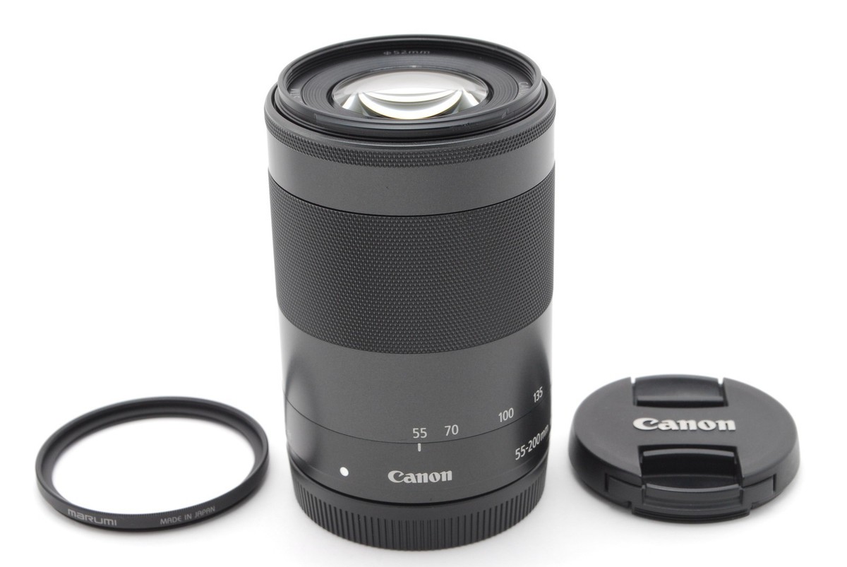 レンズ(ズーム) Canon EF-M 55-200mm 1:4.5-5.6 IS STM MINT-】Canon EF-M EFM 55-200mm f/4.5-6.3 IS STM Zoom Lens | eBay