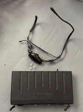 Samson CR77 Receiver Black Headset Headphone E AH1 Broken Check Fast Shipping