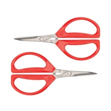Joyce Chen 2 Pack Red Kitchen Scissors High Carbon Stainless Steel Blades