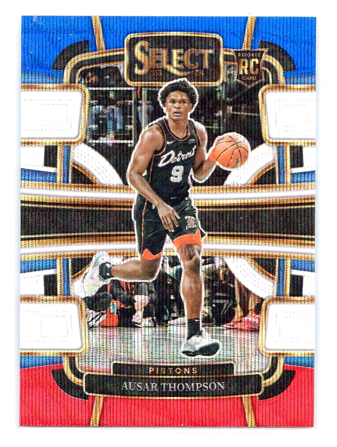 Ausar Thompson 2023-24 Panini Select #95 Red White and Blue Tri-Color RC Rookie