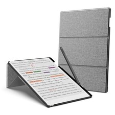 Stand Case for Remarkable Paper Pro 2024 11.8" - Premium Leather Denim Gray