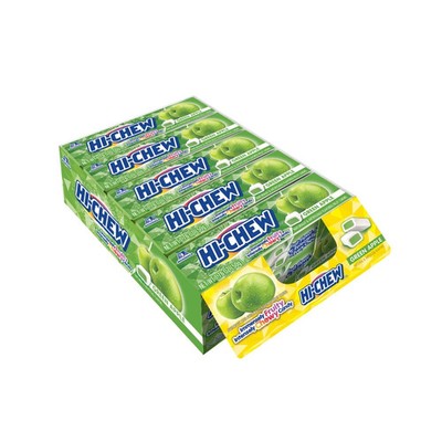 HI-CHEW Green Apple - Box of 15 Sticks, 1.76oz ea | Unique Fun Soft & Chewy