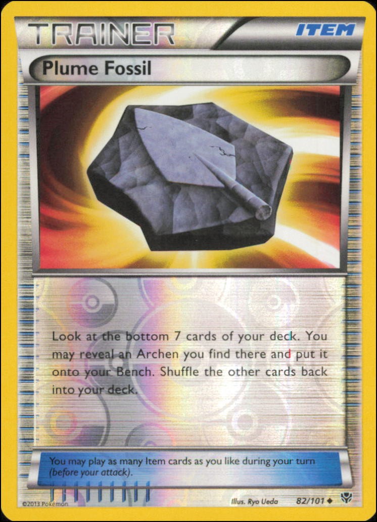 Pokemon - Plume Fossil #93/101 - Noble Victories Reverse Holo