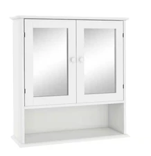 TA Series Bathroom Wall Cabinet 21.65" W x 22.83" H Square MDF Medicine Cabinet