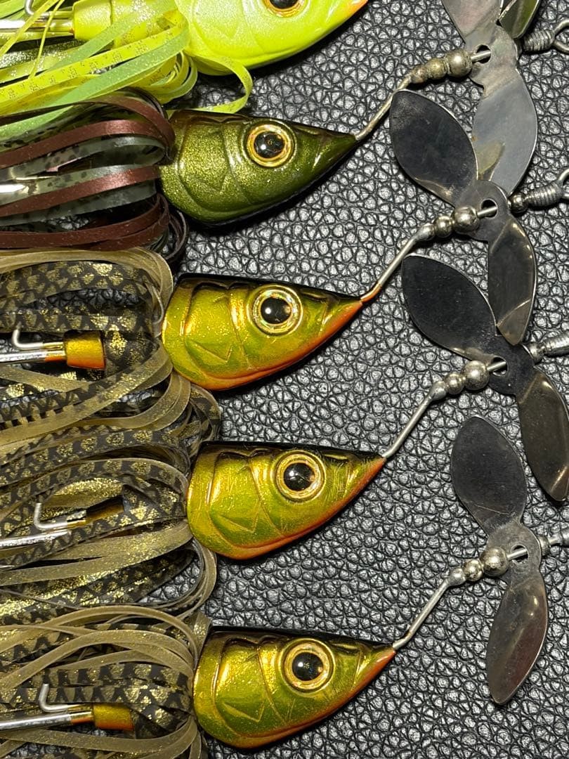 Deps Prop Jig Mid Tracer B Custom Spinnerbait Chatterbait Lure x9 - Image 8