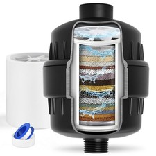 25 Stage Shower Head Filter Purifier with Filter for Hard Water Softener US