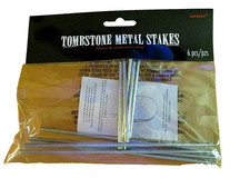 Halloween Tombstone Metal Stakes outdoor tombstone display holder