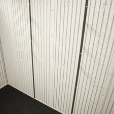 Lifetime 0190 8' Storage Shed Shelf Steel 2 PC Vertical Panel Channel Uprights