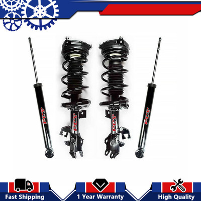 Rear Front FCS Struts Shocks Absorber For Nissan Versa 2011 2010 2009 2008 2007