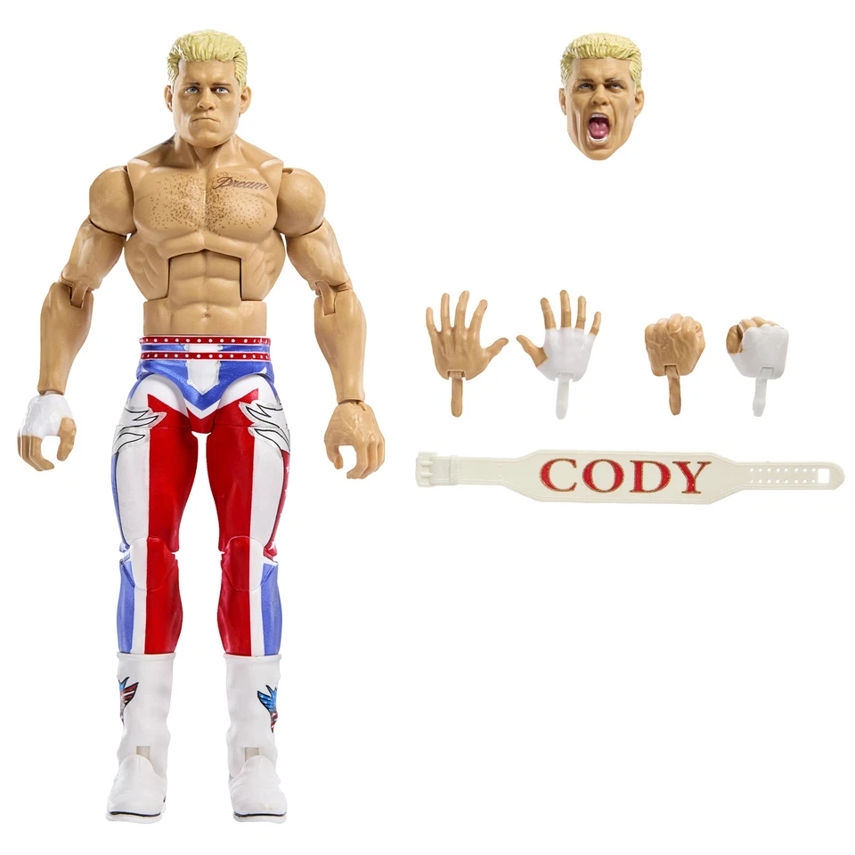 Netflix Embalaje Crudo Cody Rhodes WWE Elite Top Picks 2025 Wave 4 Lucha Libre Foto 3 de 3