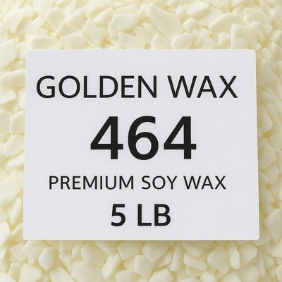 Golden Wax 464 Soy Wax 5 lb   Candle Making Wax for Container Candles
