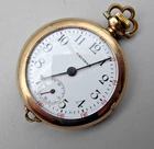 Antique WALTHAM Gold Plated Hand Winding Mechanical Fob Pocket Watch