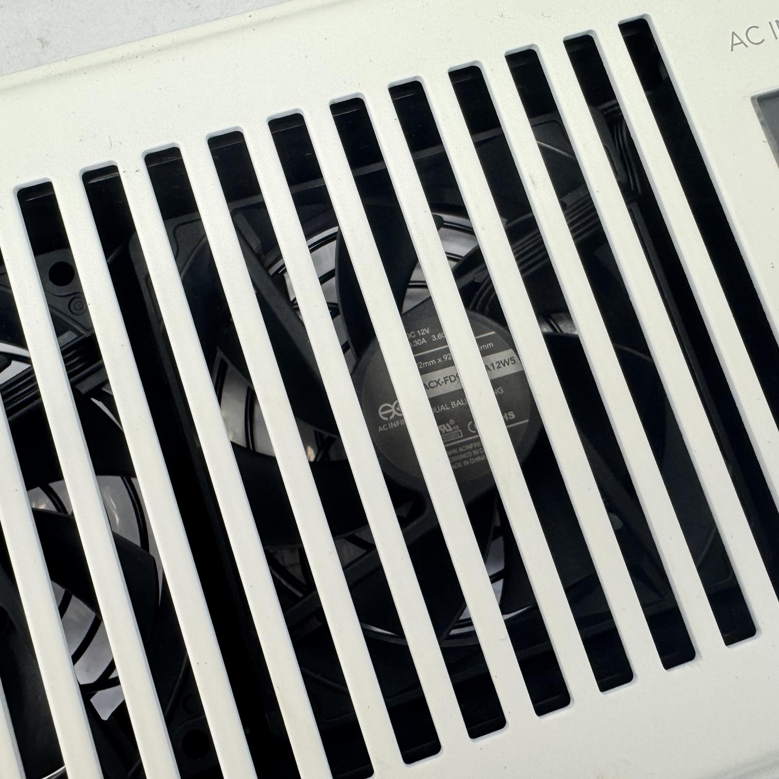 AC Infinity Airtap Series ACRBF4-W10 Gen 3 Register Vent Fan White Remote 4 x 10