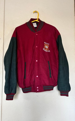 Vintage official Oxford University varsity letterman wool jacket XL - Image 1
