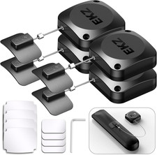 8Ft Retractable Remote Control Cable Tether Lock - Anti-Loss Security Lanyard wi