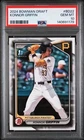 New Listing2024 Bowman Draft Konnor Griffin 1st Bowman (RC) #BD22 Pirates PSA 10 GEM MINT🔥