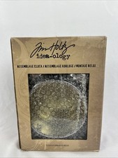 Tim Holtz Idea-ology Assemblage Clock for Keepsake Trinkets Paper Multimedia